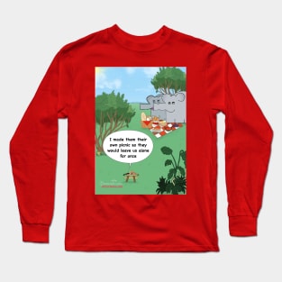 Enormously Funny Cartoons Picnic Long Sleeve T-Shirt